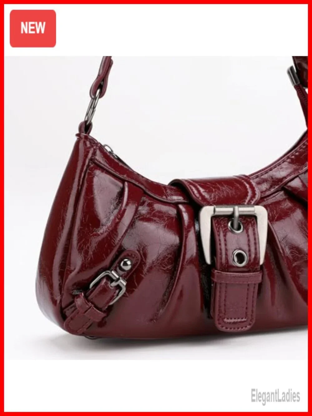 Faux Leather Women's Tote Shoulder Bag Hobo Purse Lightweight